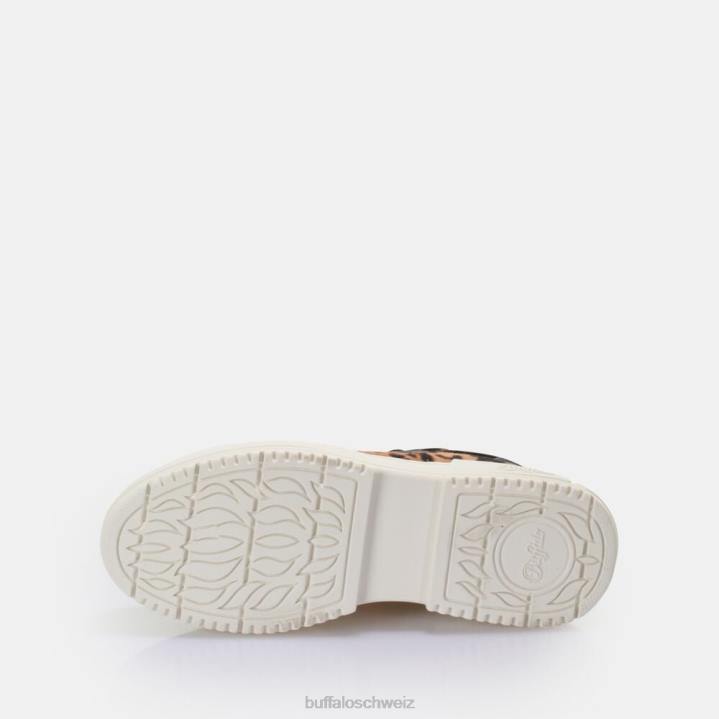 Buffalo RSE V2 Sneaker Low vegan 846Z651 Leo/Schwarz/Rosa|Turnschuhe