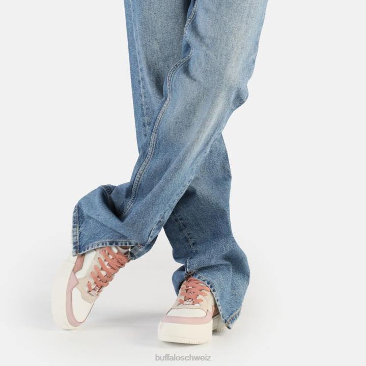 Buffalo RSE V2 Sneaker Low vegan 846Z666 hellrosa/weiß|Turnschuhe