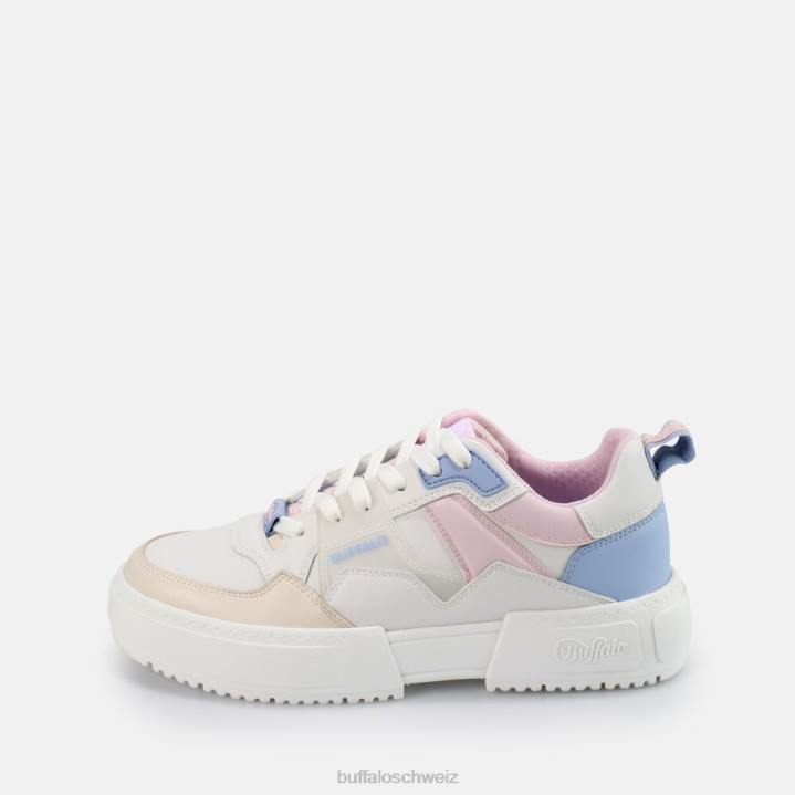 Buffalo RSE V2 Sneaker Low vegan 846Z780 hellblau/rosa|Turnschuhe