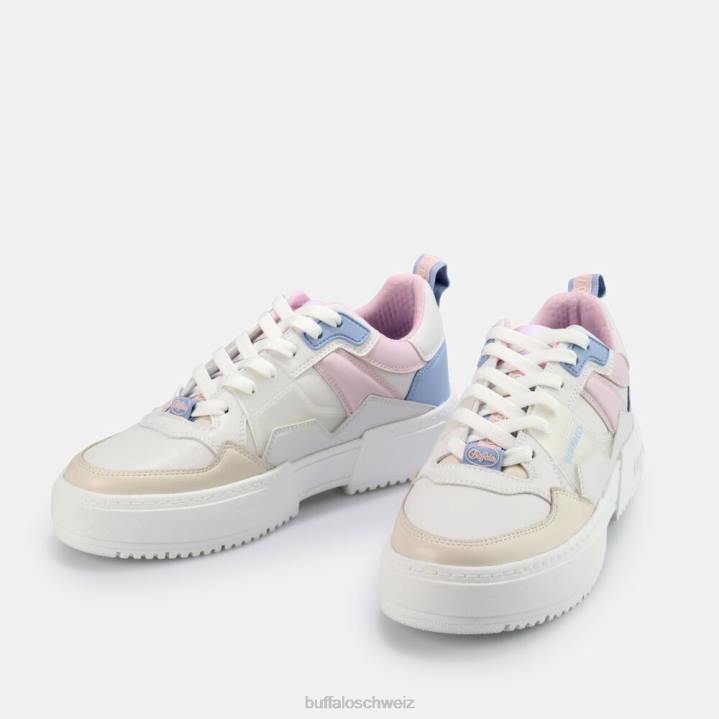 Buffalo RSE V2 Sneaker Low vegan 846Z780 hellblau/rosa|Turnschuhe