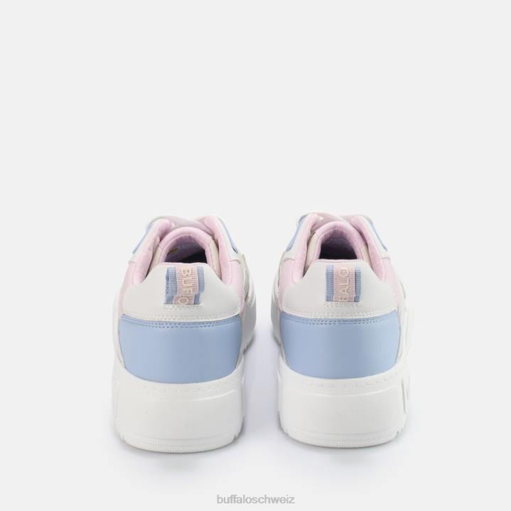 Buffalo RSE V2 Sneaker Low vegan 846Z780 hellblau/rosa|Turnschuhe