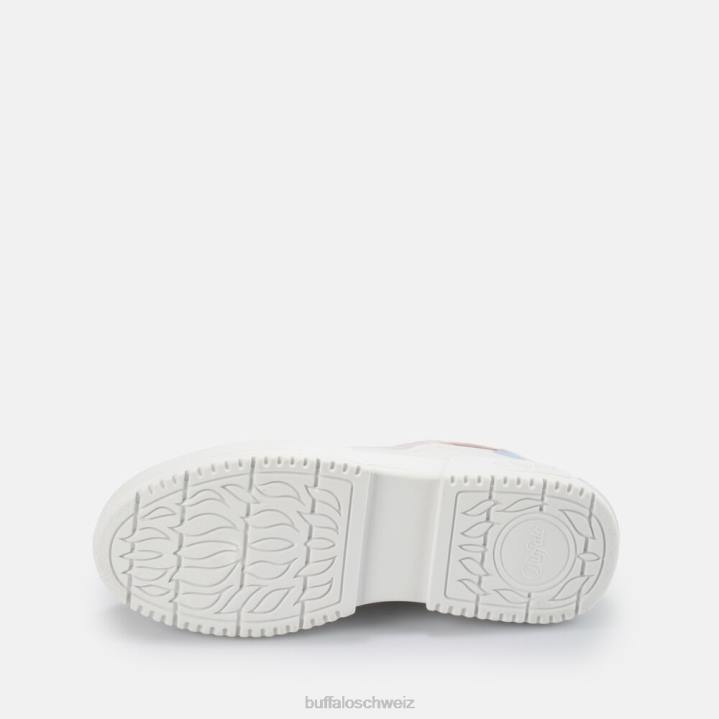 Buffalo RSE V2 Sneaker Low vegan 846Z780 hellblau/rosa|Turnschuhe