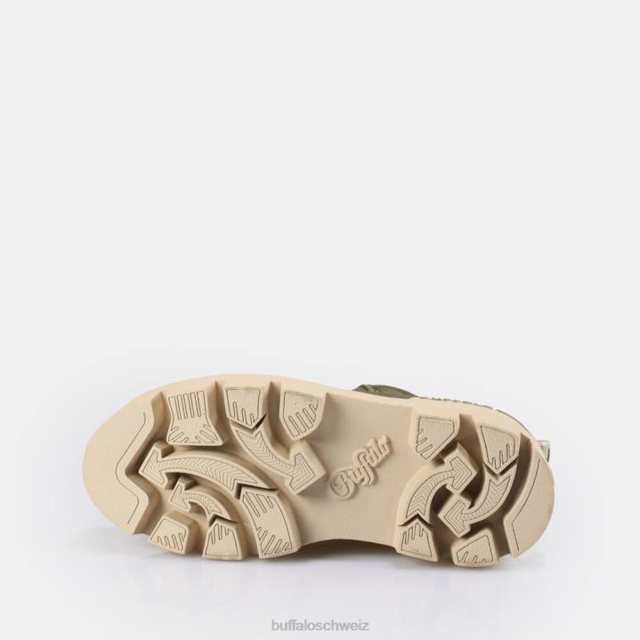 Buffalo Raben-Schnürschuh 846Z512 Beige|Turnschuhe