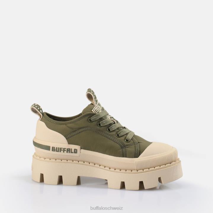 Buffalo Raben-Schnürschuh 846Z512 Beige|Turnschuhe