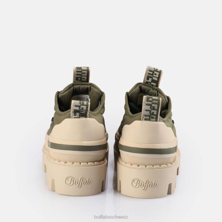 Buffalo Raben-Schnürschuh 846Z512 Beige|Turnschuhe