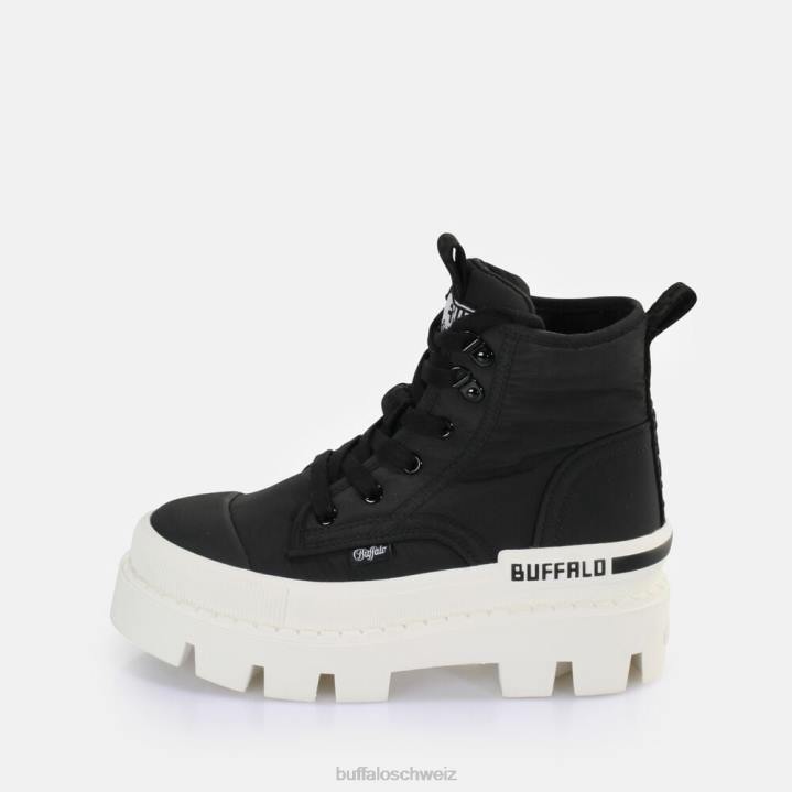 Buffalo Raven Hi Sneaker High vegan 846Z893 Schwarz-Weiss|Turnschuhe