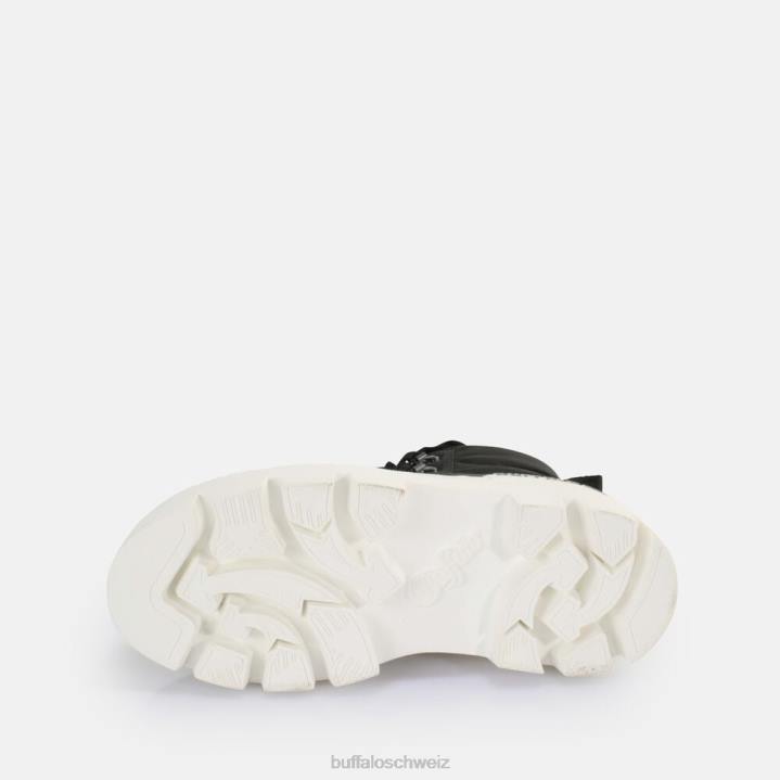 Buffalo Raven Hi Sneaker High vegan 846Z893 Schwarz-Weiss|Turnschuhe