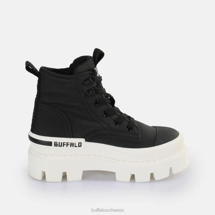 Buffalo Raven Hi Sneaker High vegan 846Z893 Schwarz-Weiss|Turnschuhe