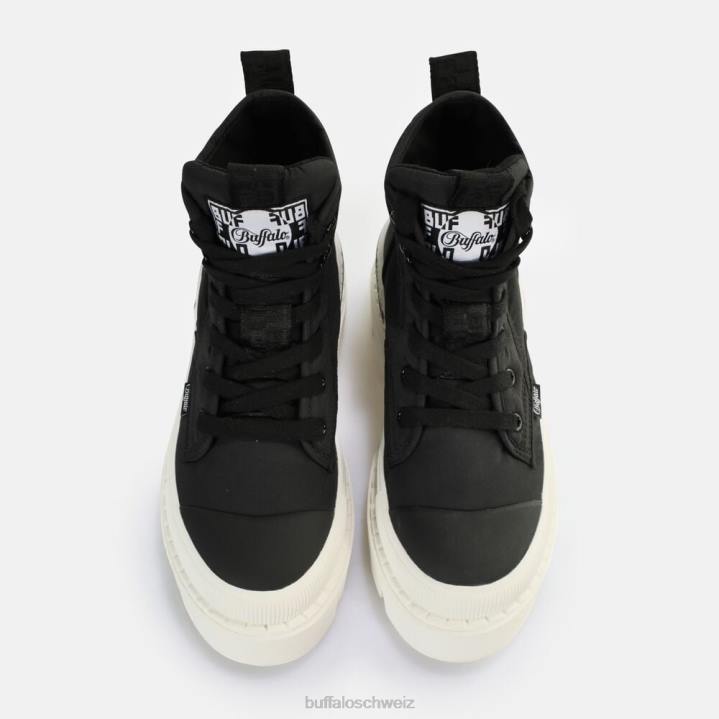Buffalo Raven Hi Sneaker High vegan 846Z893 Schwarz-Weiss|Turnschuhe