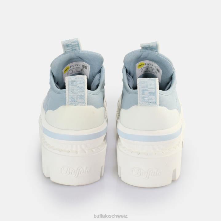 Buffalo Raven Lo Sneaker Low vegan 846Z100 hellblau|Turnschuhe