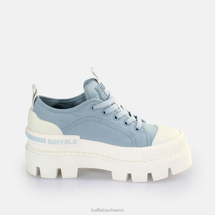 Buffalo Raven Lo Sneaker Low vegan 846Z100 hellblau|Turnschuhe