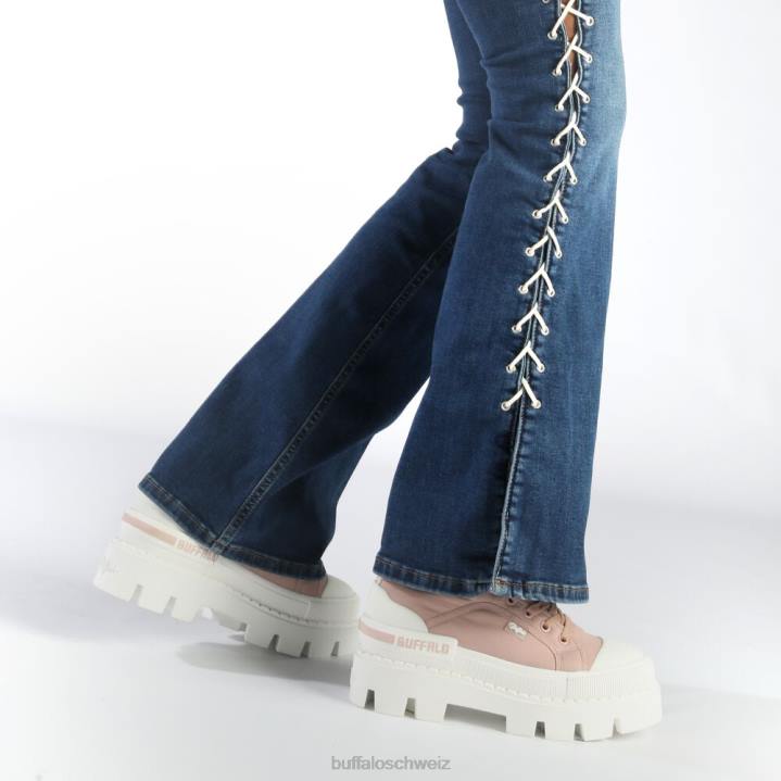 Buffalo Raven Lo Sneaker Low vegan 846Z101 mauve|Turnschuhe