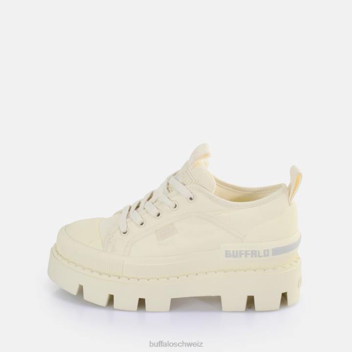 Buffalo Raven Lo Sneaker Low vegan 846Z99 Creme|Turnschuhe