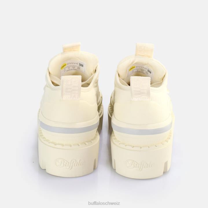 Buffalo Raven Lo Sneaker Low vegan 846Z99 Creme|Turnschuhe