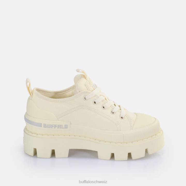 Buffalo Raven Lo Sneaker Low vegan 846Z99 Creme|Turnschuhe