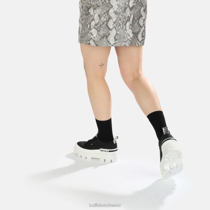 Buffalo Raven Lo Sneaker vegan 846Z95 Schwarz|Turnschuhe