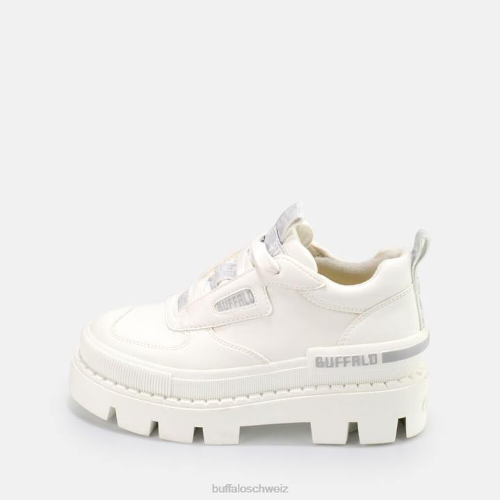 Buffalo Raven Ox Sneaker vegan 846Z566 Weiss|Turnschuhe