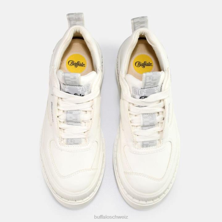 Buffalo Raven Ox Sneaker vegan 846Z566 Weiss|Turnschuhe