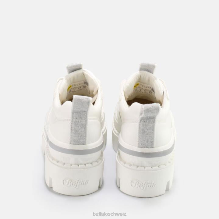 Buffalo Raven Ox Sneaker vegan 846Z566 Weiss|Turnschuhe