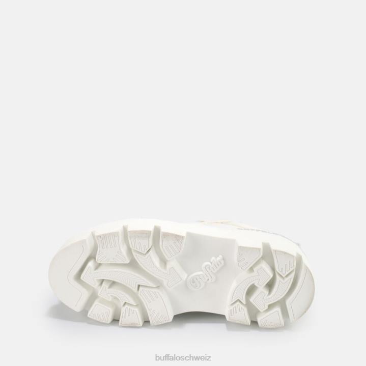 Buffalo Raven Ox Sneaker vegan 846Z566 Weiss|Turnschuhe