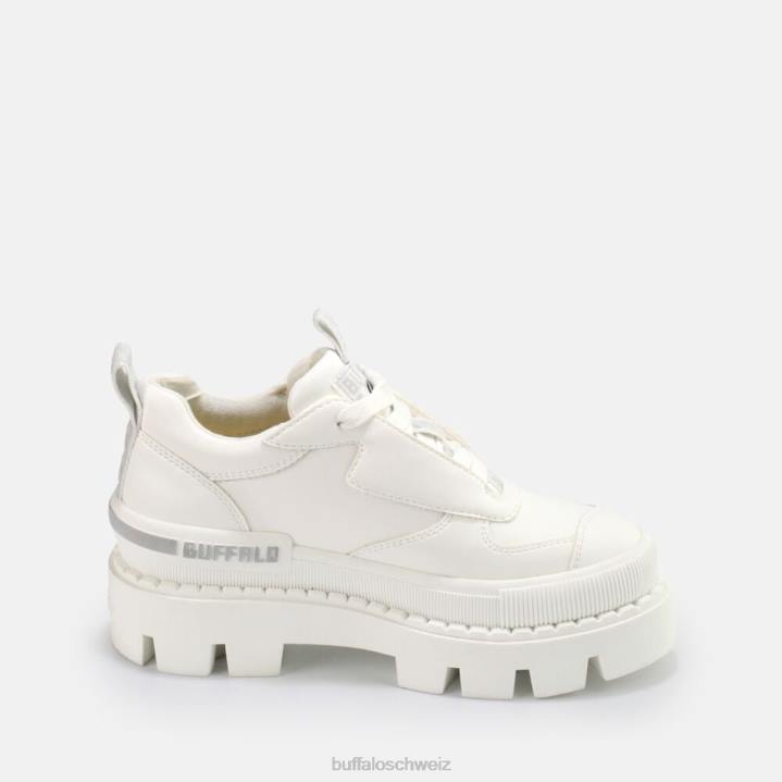 Buffalo Raven Ox Sneaker vegan 846Z566 Weiss|Turnschuhe