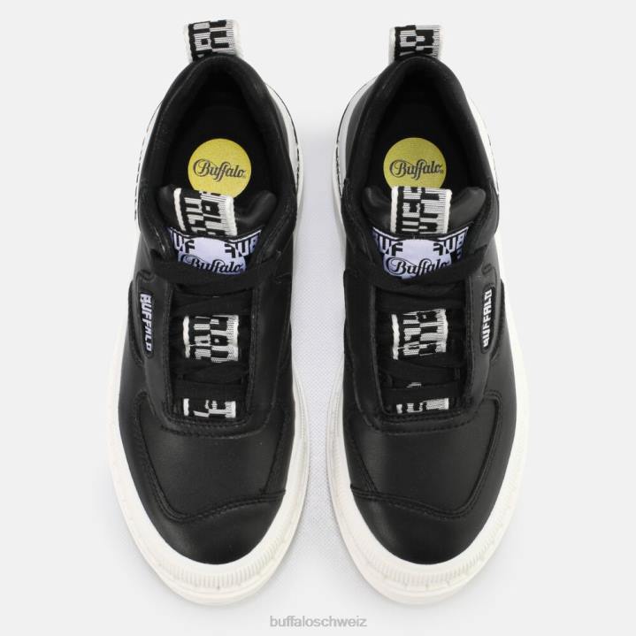 Buffalo Raven Ox Sneaker vegan 846Z567 Schwarz|Turnschuhe