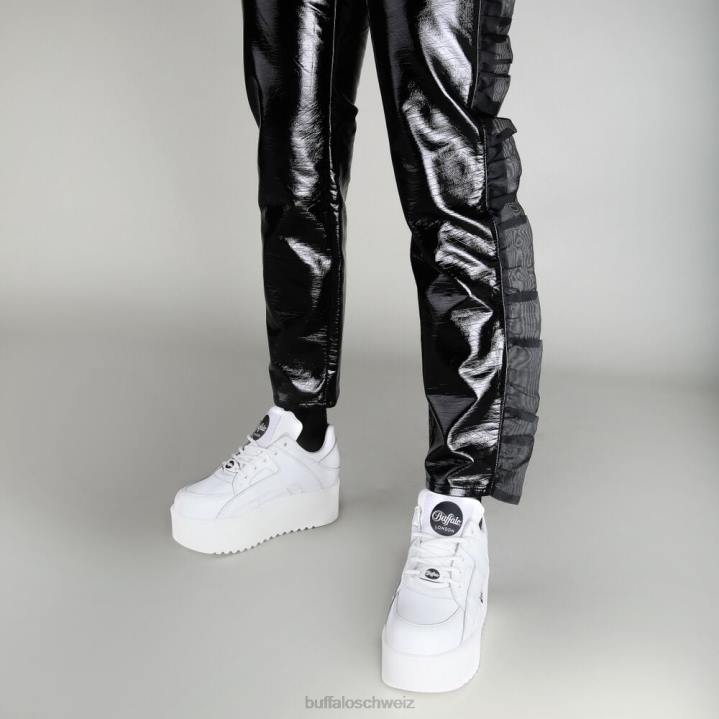 Buffalo Rising Towers-Sneaker aus Nappaleder 846Z798 Weiss|Turnschuhe