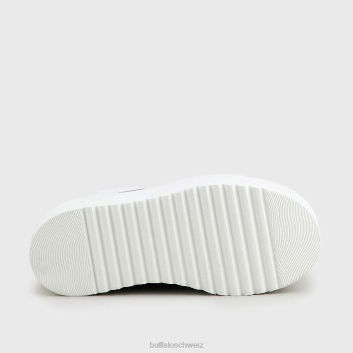 Buffalo Rising Towers-Sneaker aus Nappaleder 846Z798 Weiss|Turnschuhe