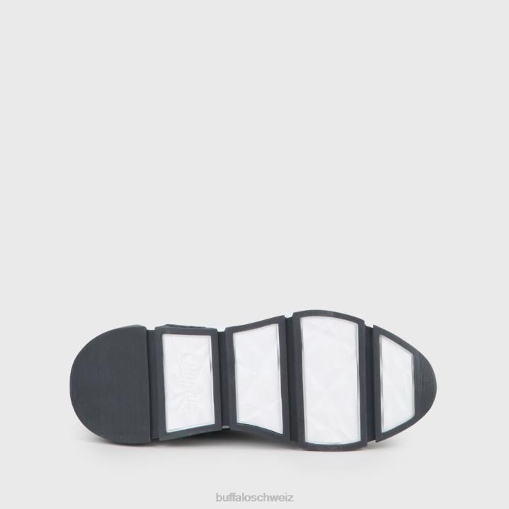 Buffalo Schlagartiger, schlanker Sneaker 846Z859 Schwarz|Turnschuhe
