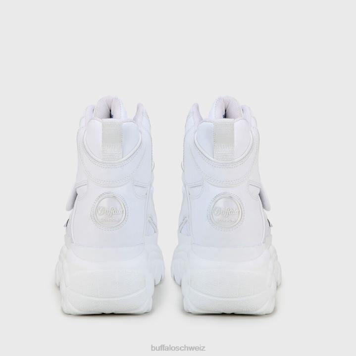 Buffalo Sneaker aus hohem Kalbsleder 846Z690 Weiss|Turnschuhe
