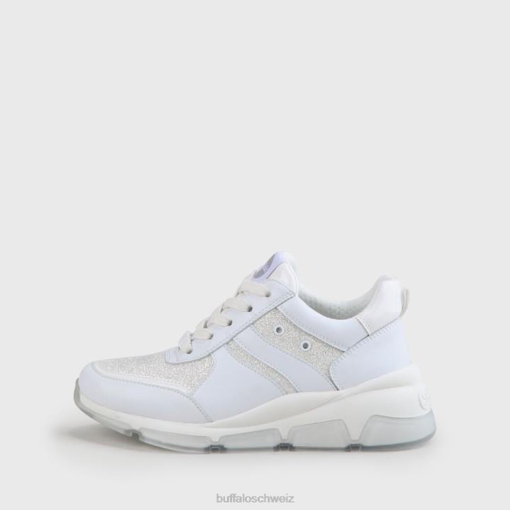 Buffalo Teig noch vegane Turnschuhe 846Z783 Weiss|Turnschuhe