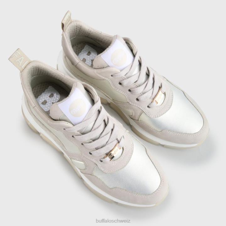 Buffalo Teigweiche vegane Sneaker 846Z865 Taupe|Turnschuhe