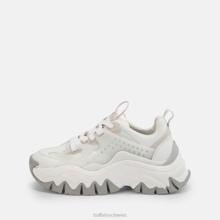 Buffalo Trail One Sneaker Low vegan 846Z3 Weiss|Turnschuhe