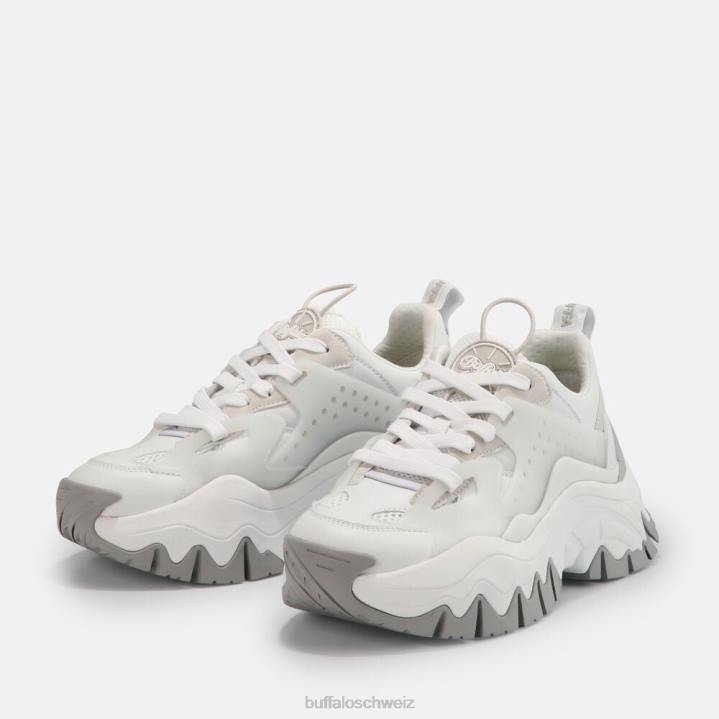Buffalo Trail One Sneaker Low vegan 846Z3 Weiss|Turnschuhe