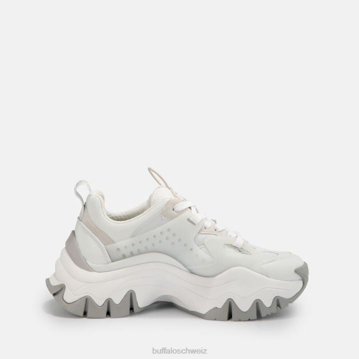 Buffalo Trail One Sneaker Low vegan 846Z3 Weiss|Turnschuhe