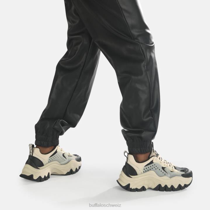 Buffalo Trail One Sneaker Low vegan 846Z549 creme/schwarz|Turnschuhe