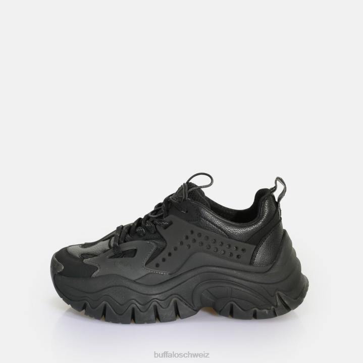 Buffalo Trail One Sneaker Low vegan 846Z5 Schwarz|Turnschuhe