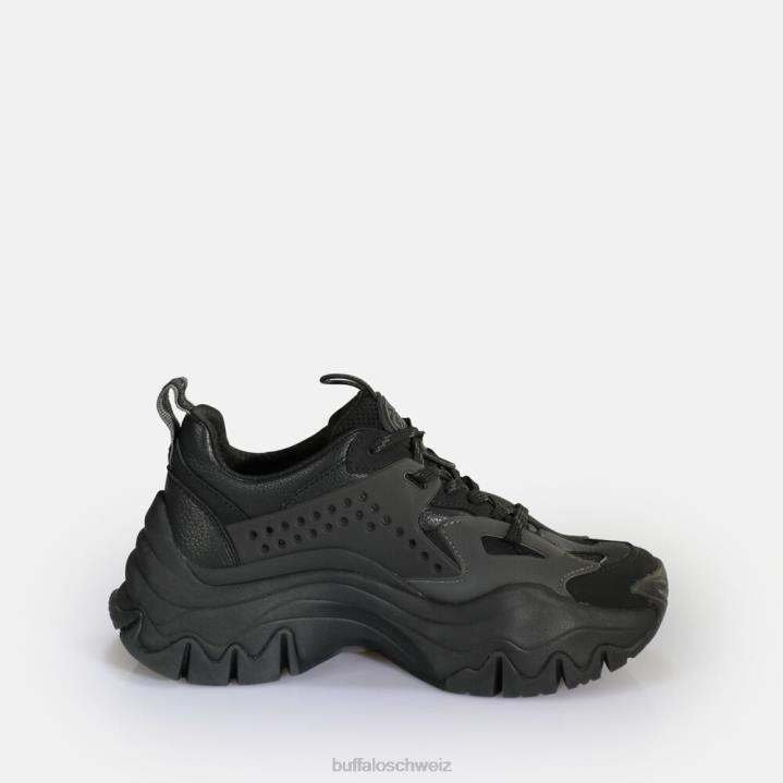 Buffalo Trail One Sneaker Low vegan 846Z5 Schwarz|Turnschuhe