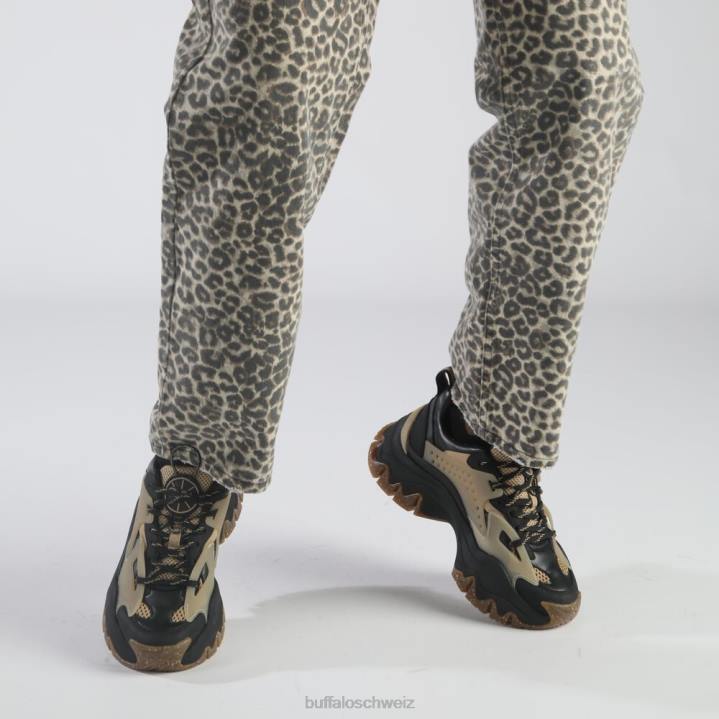 Buffalo Trail One Sneaker Low vegan 846Z6 eierschale/schwarz|Turnschuhe