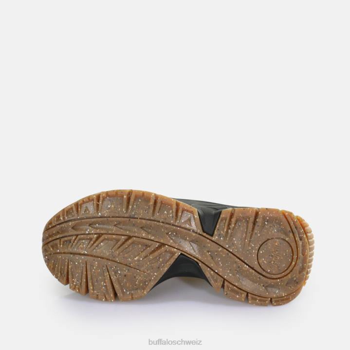 Buffalo Trail One Sneaker Low vegan 846Z6 eierschale/schwarz|Turnschuhe