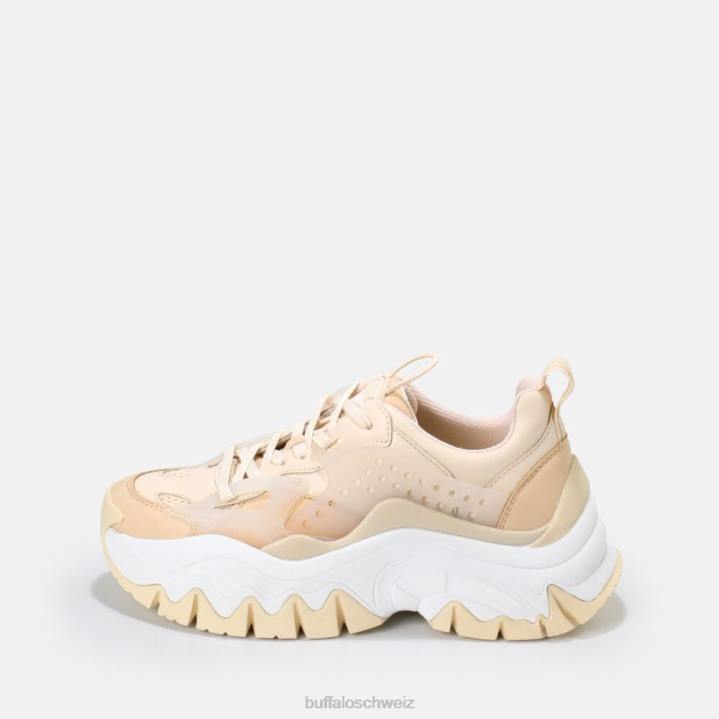 Buffalo Trail One Sneaker vegan 846Z4 Creme|Turnschuhe