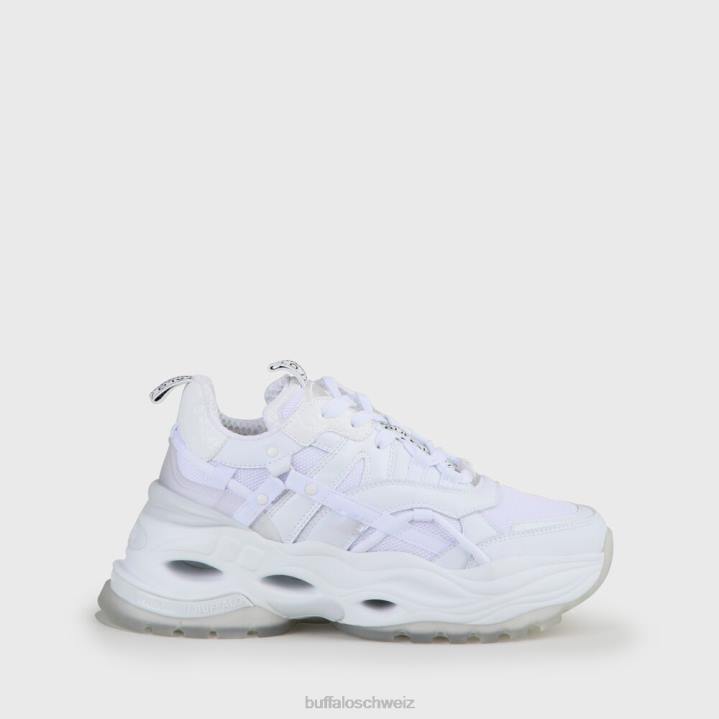 Buffalo Triplet Hollow-Sneaker 846Z121 Weiss|Turnschuhe