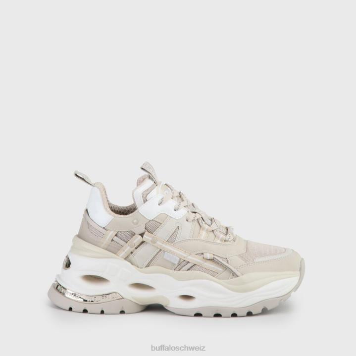 Buffalo Triplet Hollow Sneaker vegan 846Z122 Creme|Turnschuhe