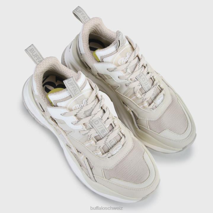 Buffalo Triplet Hollow Sneaker vegan 846Z122 Creme|Turnschuhe