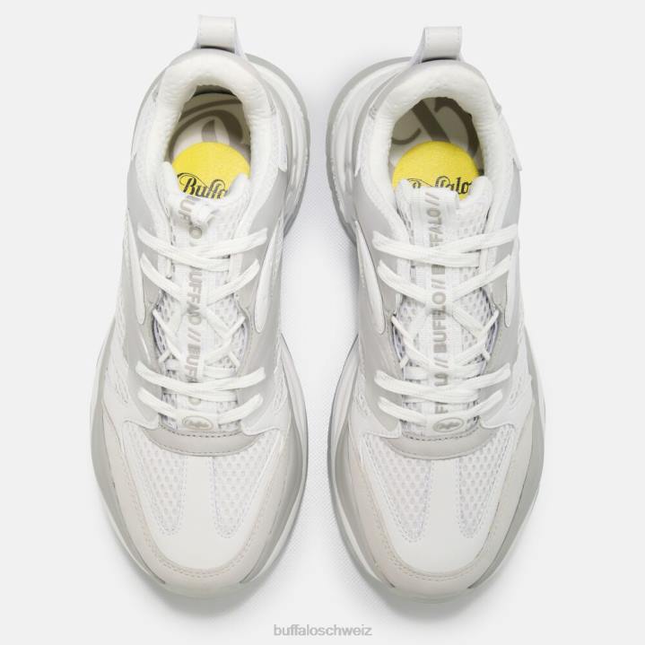 Buffalo Triplet M Sneaker Low vegan 846Z658 Weiss|Turnschuhe