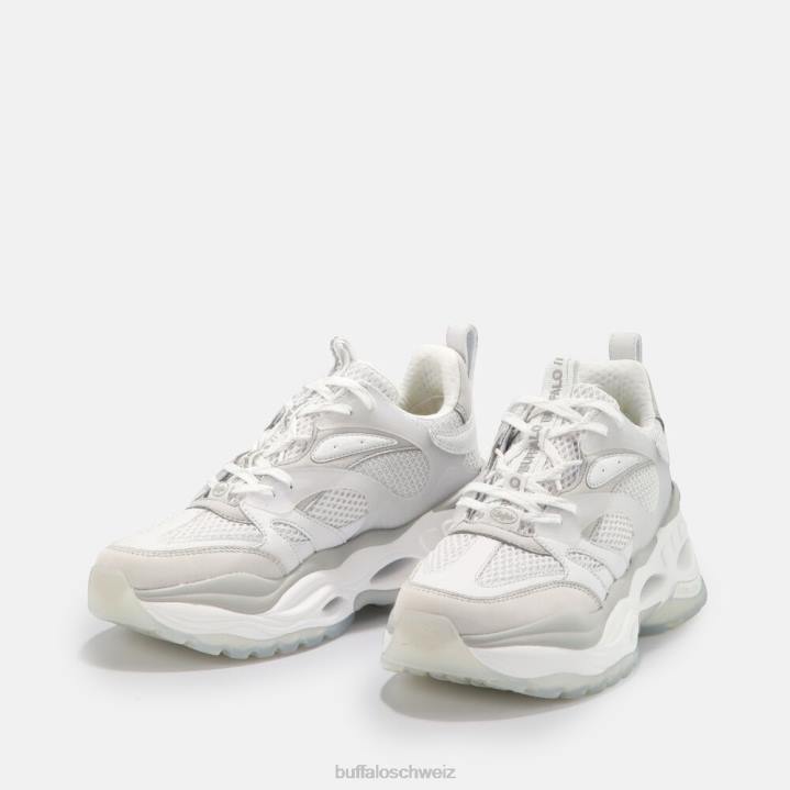 Buffalo Triplet M Sneaker Low vegan 846Z658 Weiss|Turnschuhe