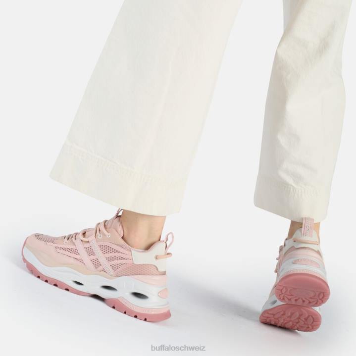 Buffalo Triplet Nrg Sneaker Low vegan 846Z654 Hell-Pink|Turnschuhe