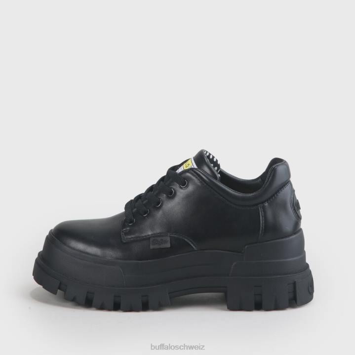 Buffalo aspha cls schnürschuh vegan 846Z589 Schwarz|Turnschuhe