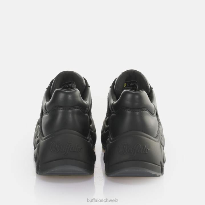 Buffalo binärer Glam-Sneaker vegan 846Z322 Glitzer/Schwarz|Turnschuhe
