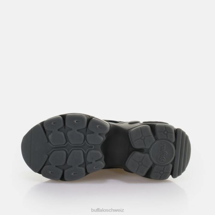 Buffalo binärer Glam-Sneaker vegan 846Z322 Glitzer/Schwarz|Turnschuhe